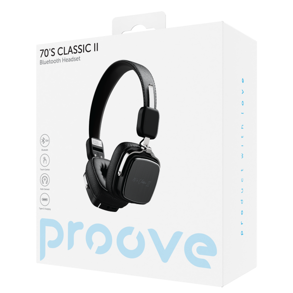 Proove Wireless Headphone 70’s Classic II ( HPCL20010001 ) Proove Wireless Headphone 70’s Classic II ( HPCL20010001 )